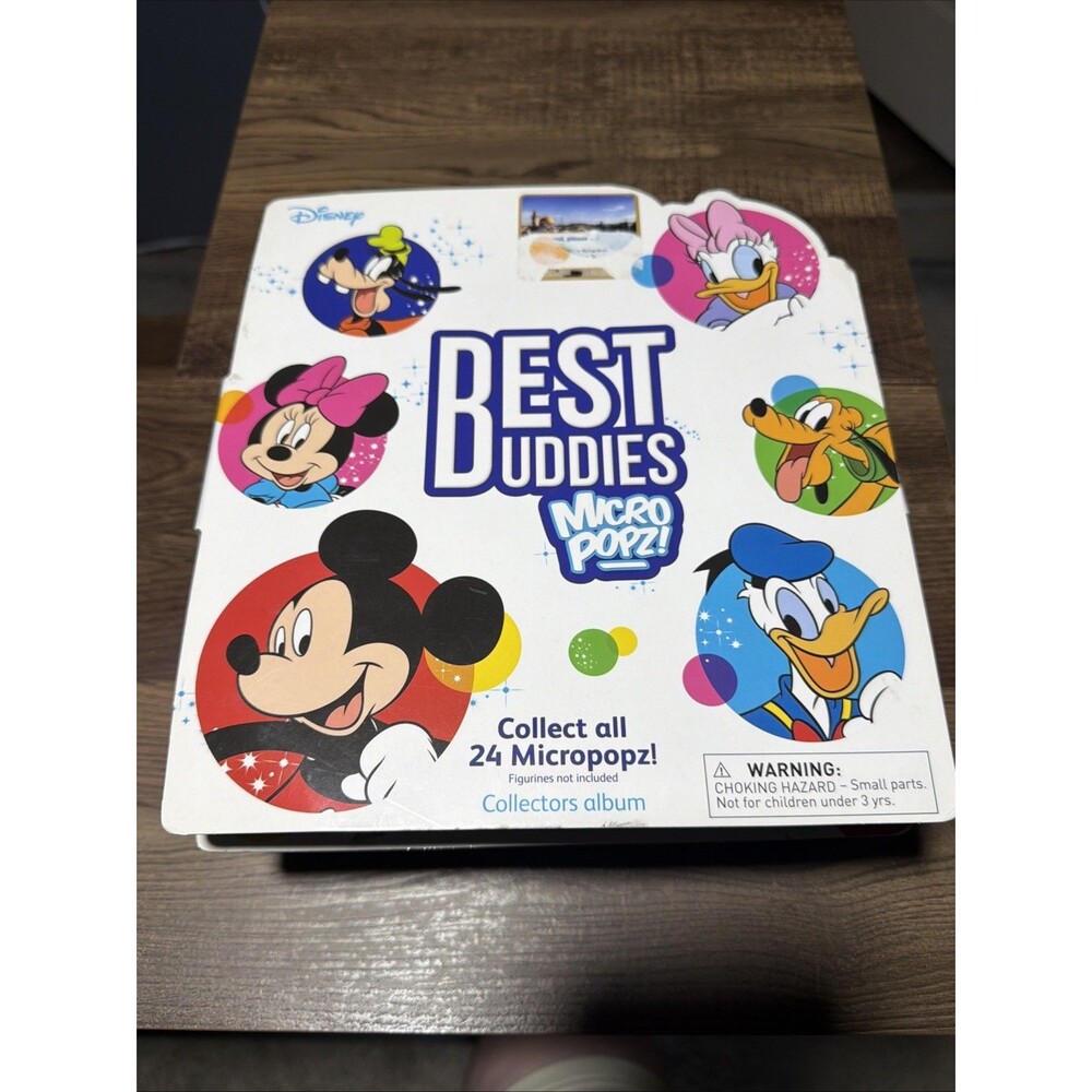 Disney Best Buddies Micro Popz Case w/ Game & All 24 Figures 2020